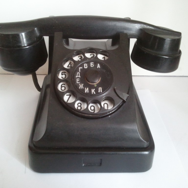 Настольный телефонный аппарат БАГТА-50. 1951г.